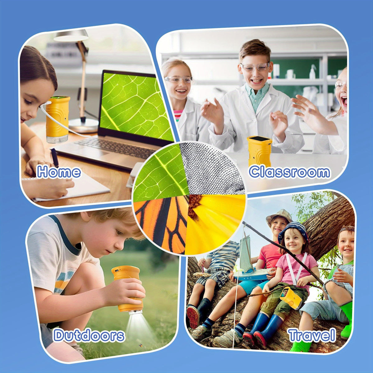 RIVGOT Kids Microscope,