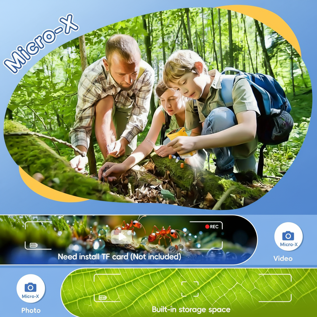 RIVGOT Kids Microscope,